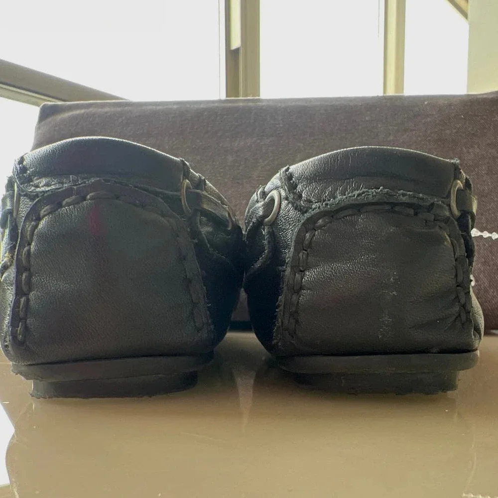 Zara kids loafers black size 12.5 Or 29